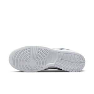 Nike Dunk Low ‘Mini Swoosh ?C White Grey Navy Aqua’