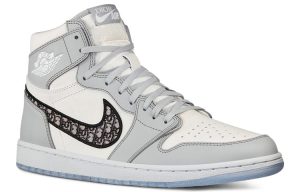 Dior x Air Jordan 1 High OG ‘White Wolf  Grey’