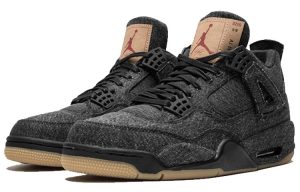 Levi??s x Air Jordan 4 Retro ‘Black Denim’