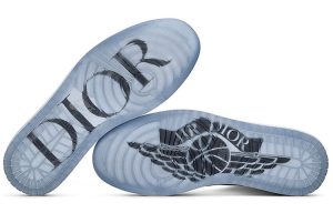 Dior x Air Jordan 1 High OG ‘White Wolf  Grey’