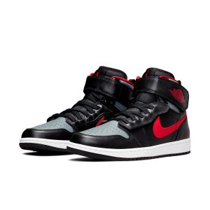 Air Jordan 1 High FlyEase ‘Smoke Grey Gym Red’