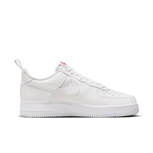 Nike Air Force 1 “07 “White University Red”