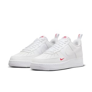 Nike Air Force 1 “07 “White University Red”
