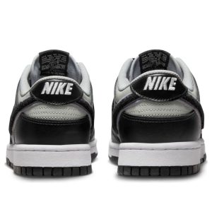 Nike Dunk Low “Chenille Swoosh – Black Grey Fog”