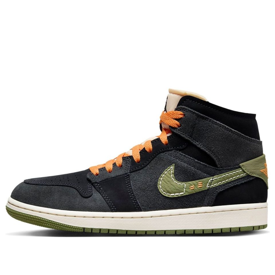 Air Jordan 1 Mid SE Craft "Anthracite Light Olive"