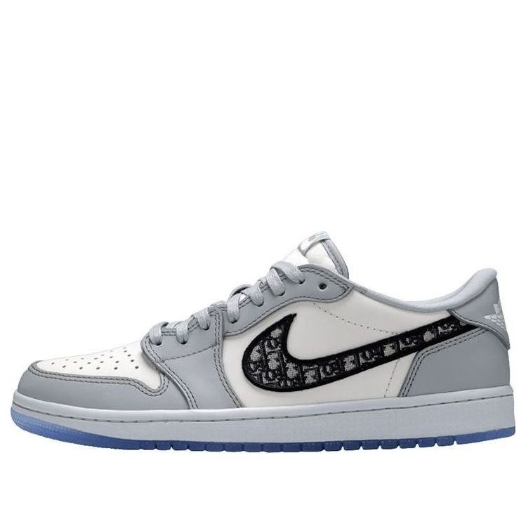 Air Jordan 1 Low x Dior "White Grey"