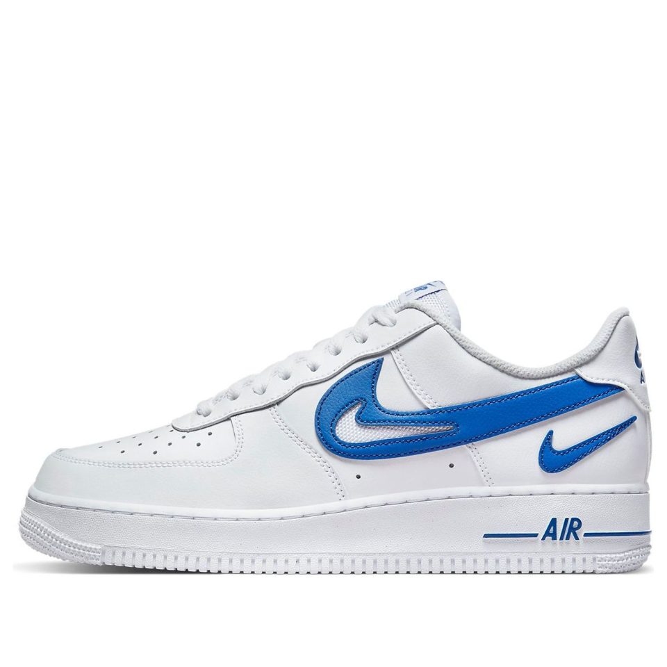 Nike Air Force 1 "07 "Cut Out Swoosh – Game Royal"