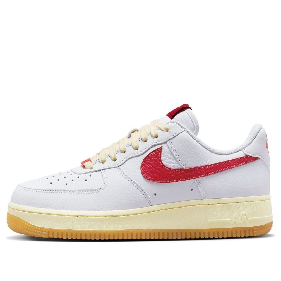 Nike Air Force 1 "07 "White Red Gum"
