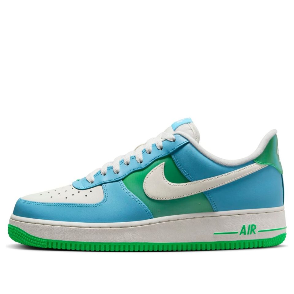 Nike Air Force 1 "07 "Aquarius Blue Vapor Green"