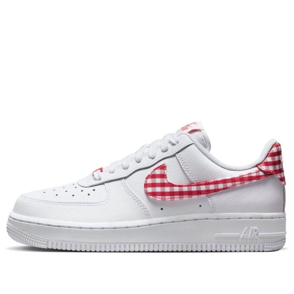 Air Force 1 Low "07 Essential "Mystic Red Gingham"